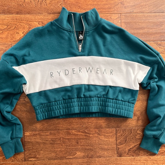 Ryderwear Zip Crop Sweatshirt - Picture 1 of 3